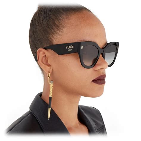 cateye sunglasses fendi|occhiali fendi cat eye.